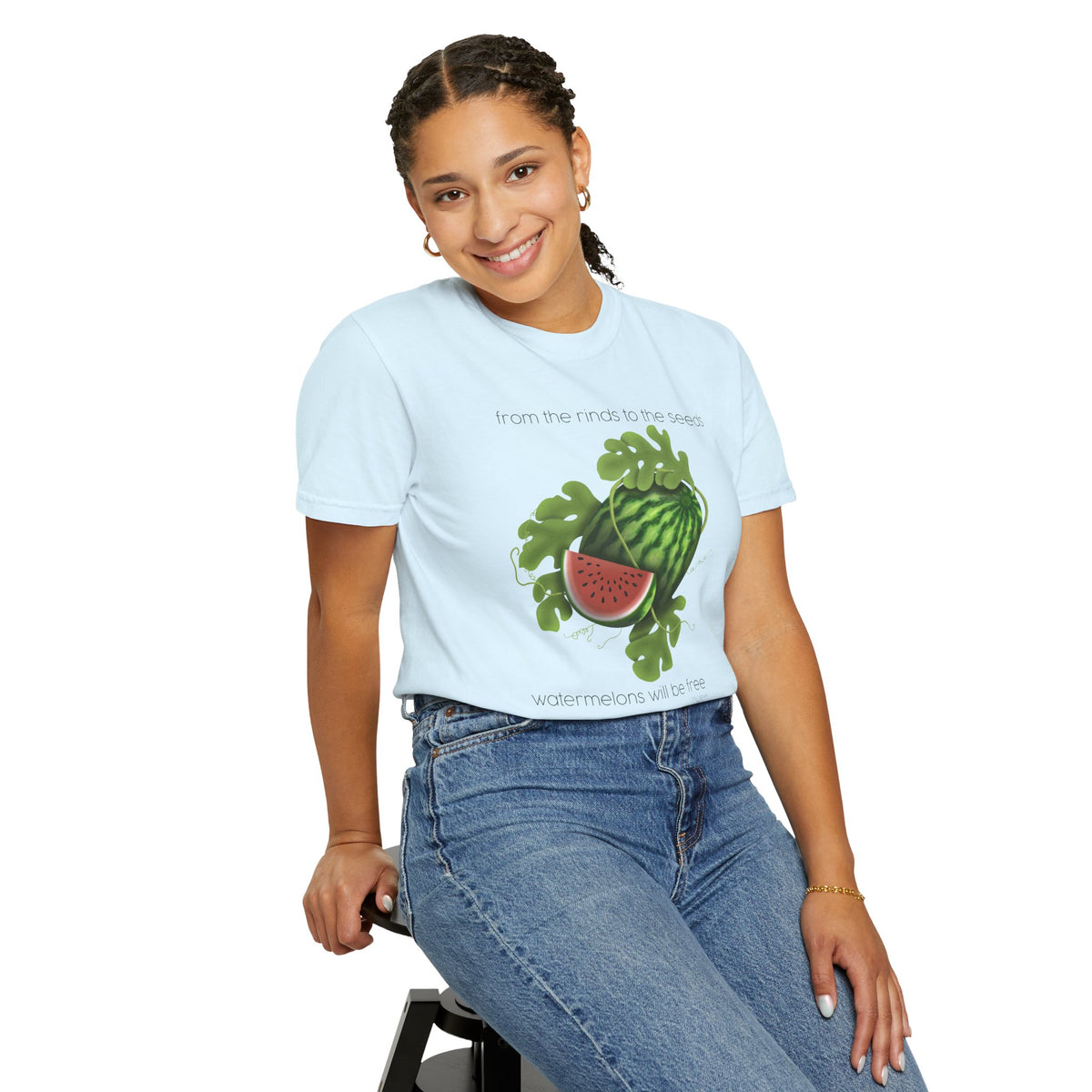 Watermelon Tree T-Shirt — "From the rains to the seeds... watermelons will be free"
