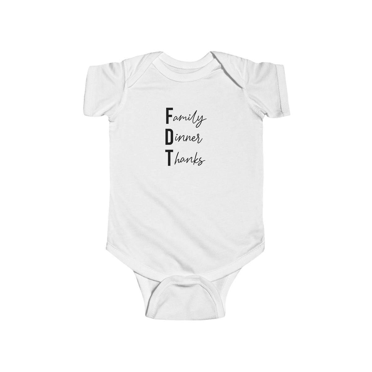 Family Dinner Thanks Infant Bodysuit FDT