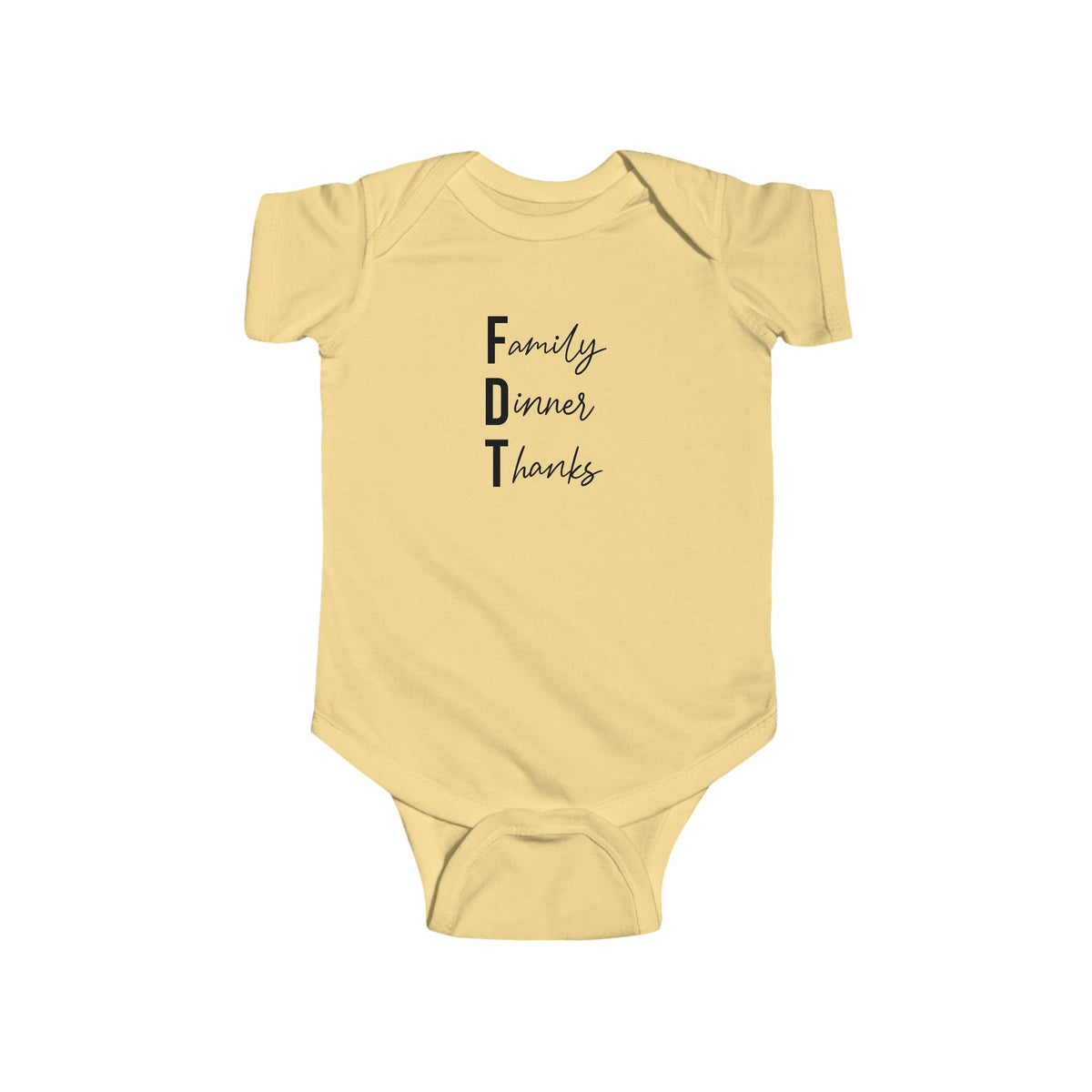 Family Dinner Thanks Infant Bodysuit FDT