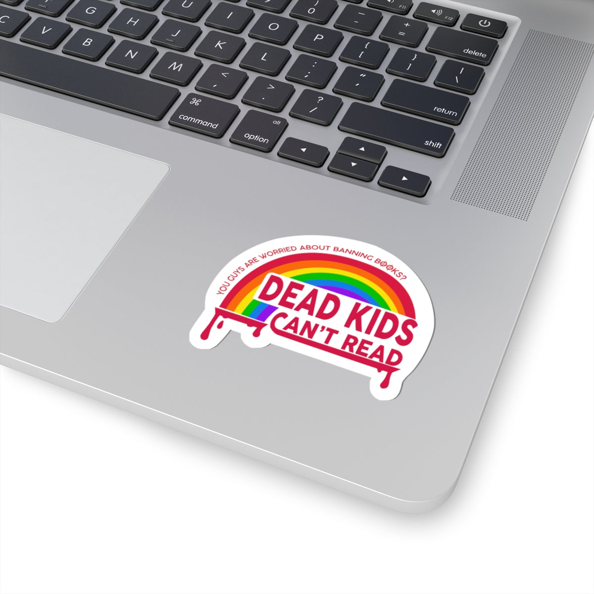 Bleeding Rainbow Kiss-Cut Stickers