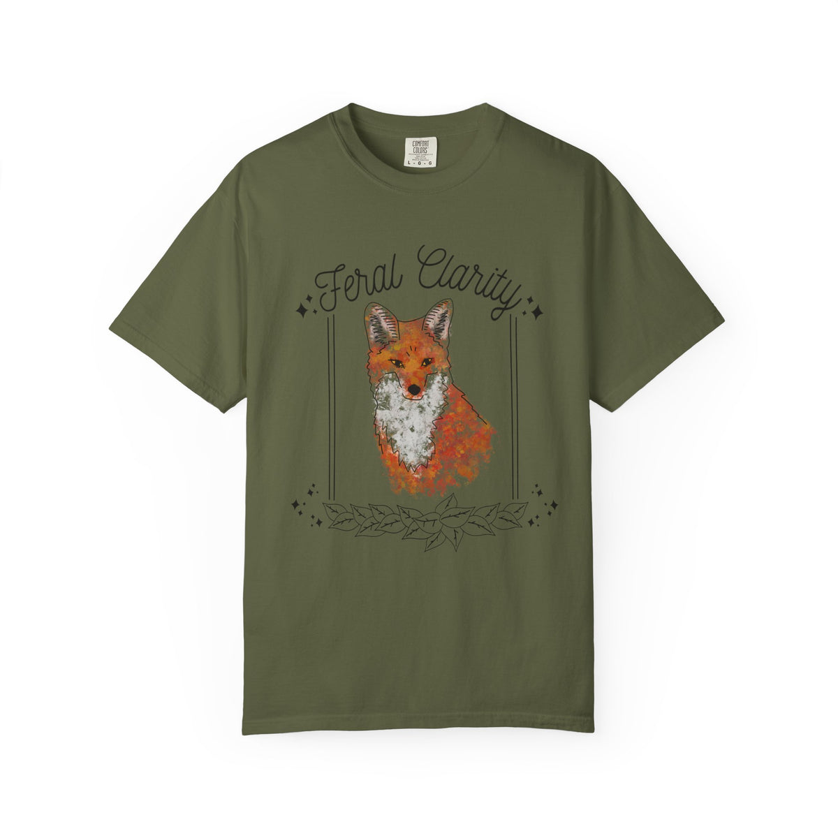 Feral Clarity Fox Graphic T-Shirt