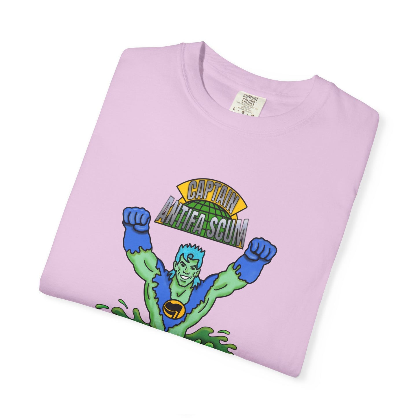Captain Antifa Scum Reflecting Pool Algae Shirt