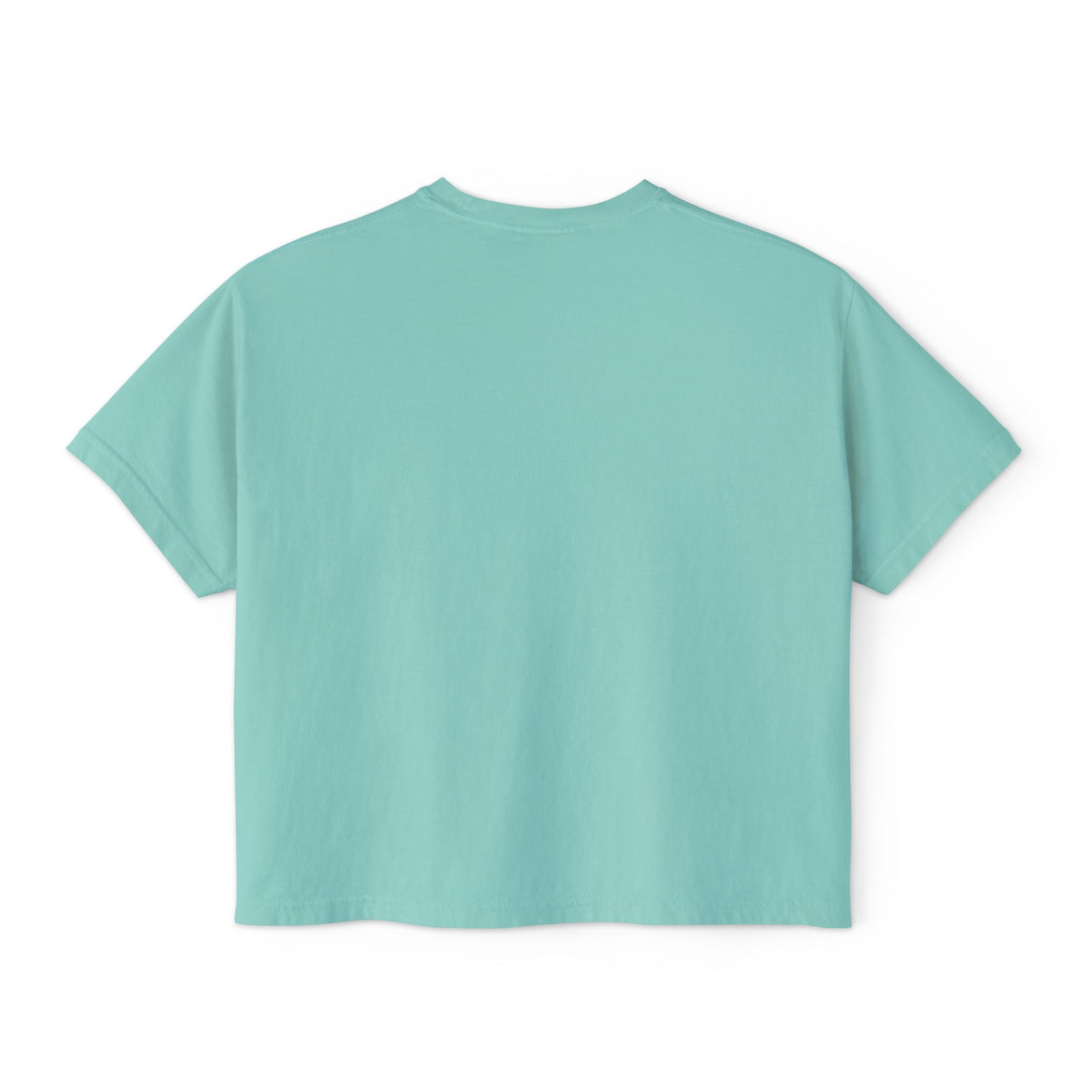 Women’s Boxy CROP Tee "Children Deserve to Grow Up Free From War and Oppression" Peaceful Fruit Graphic
