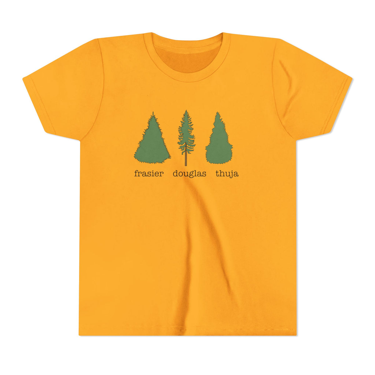 Youth Short Sleeve Tee – Fraser Douglas Thuja Tree Lover Shirt