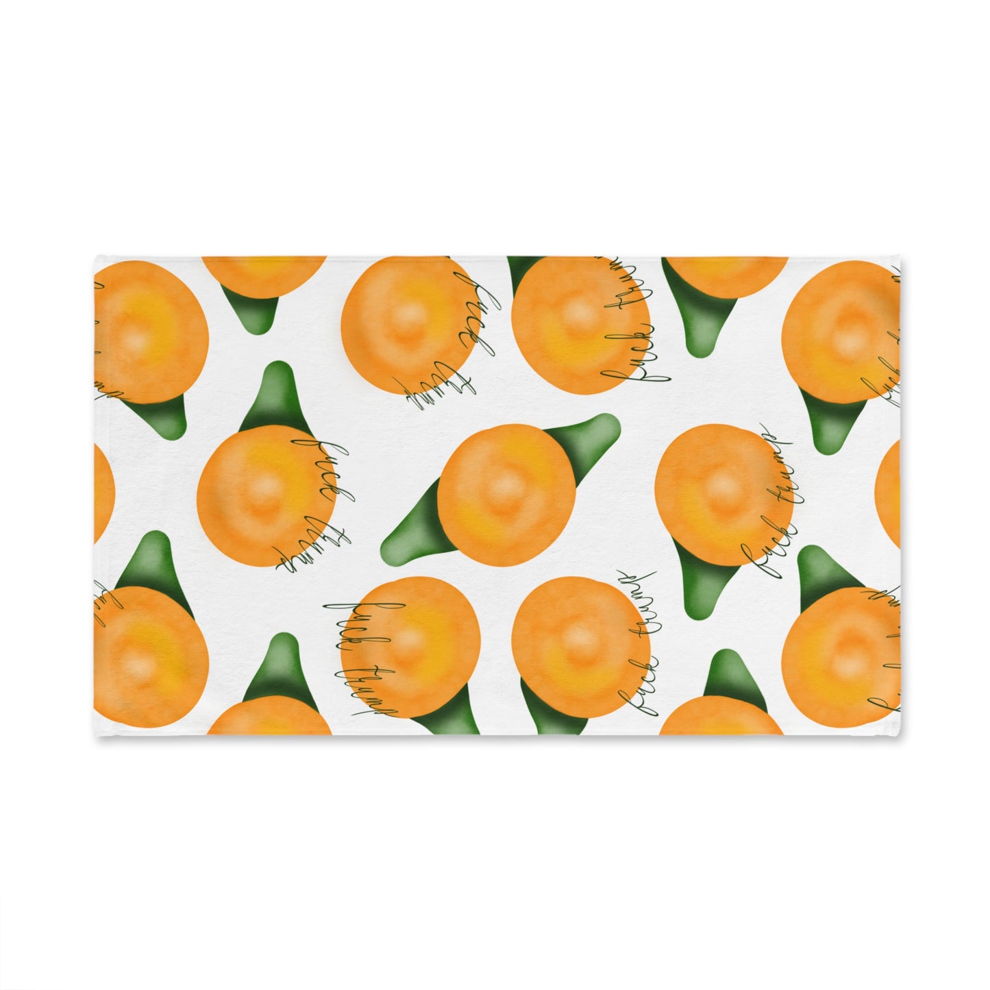 When Life Gives You Trump Oranges Hand Towel Slightly Subtle