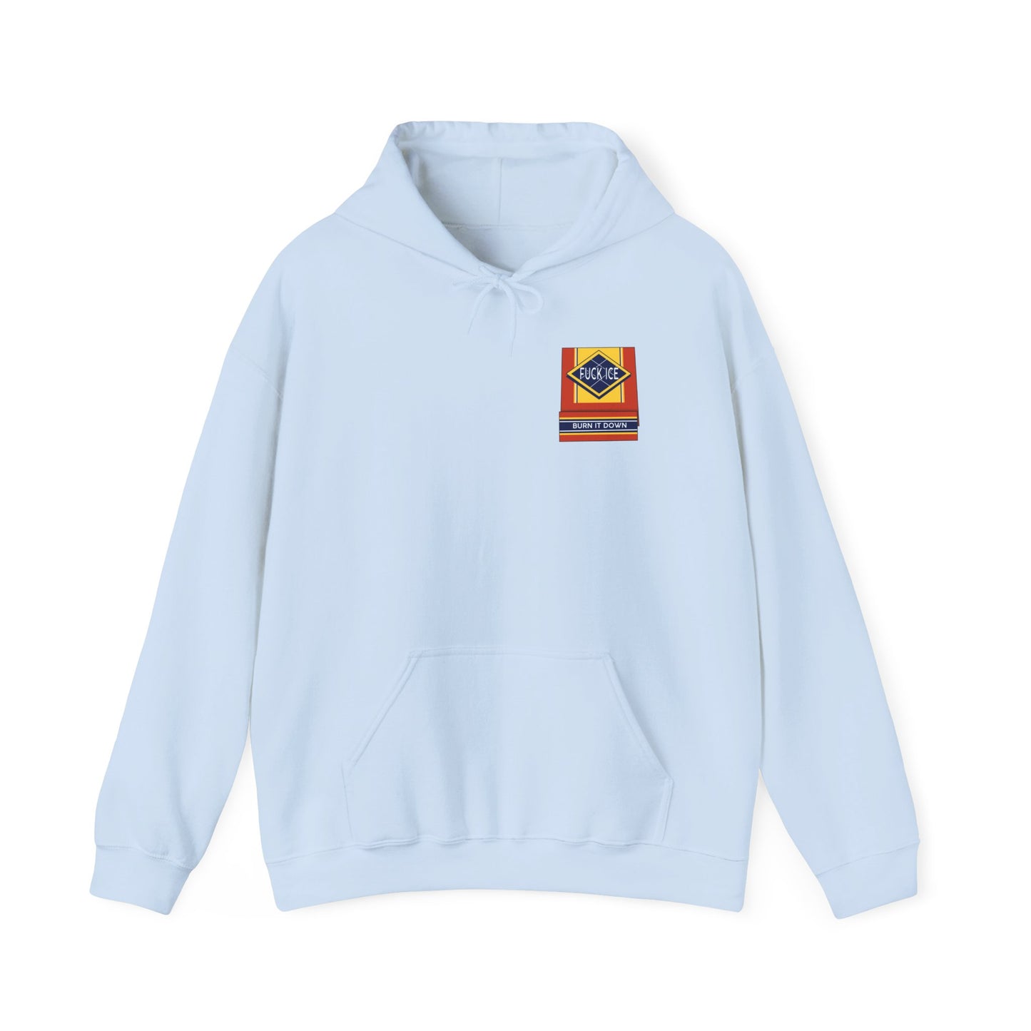 Matchbox Graphic Hoodie | Burn It Down Slogan