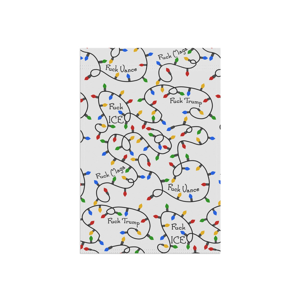 FDT Political Christmas Lights Garden Flag