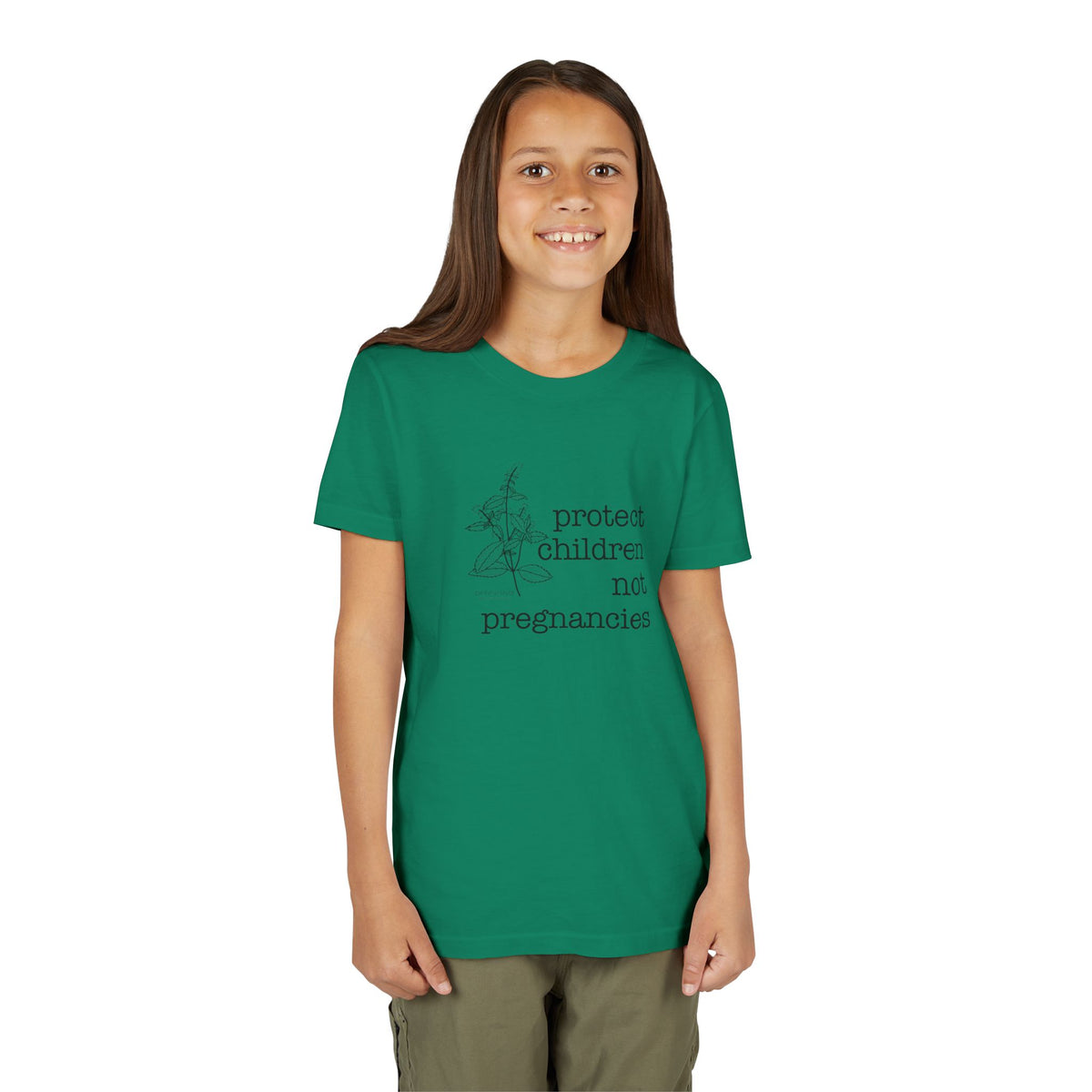 Protect Children Not Pregnancies Youth Short Sleeve Tee