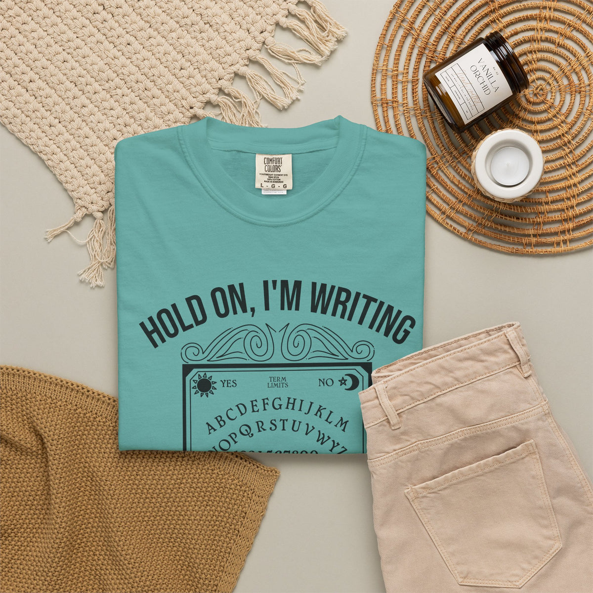 Ouija Board 'Hold On, I'm Writing a Letter to Mitch McConnell' T-Shirt