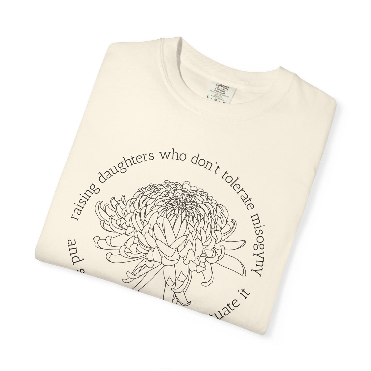 Floral Raising Daughters and Sons T-Shirt Botanical Line Art