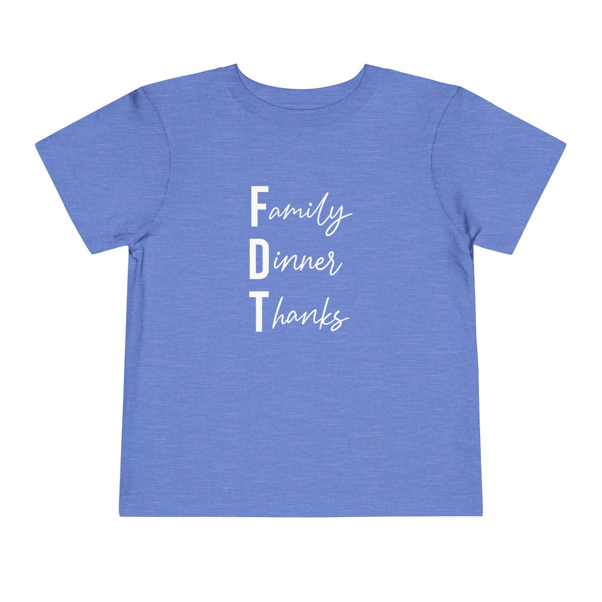 Toddler “Family Dinner Thanks” Thanksgiving T-Shirt FDT baby