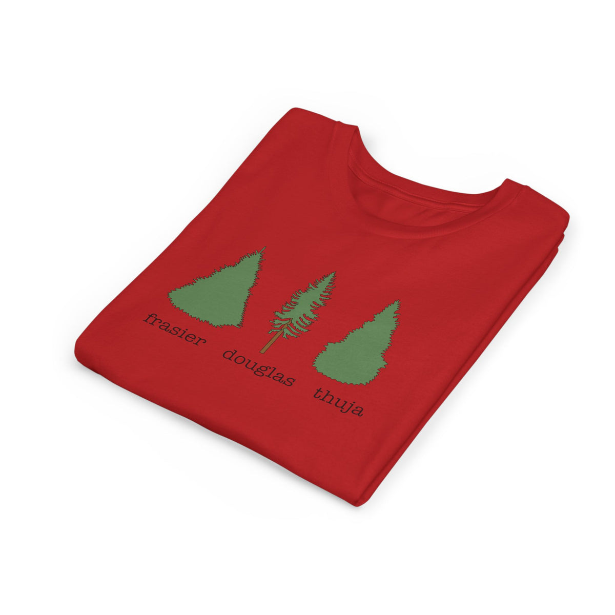 Youth Short Sleeve Tee – Fraser Douglas Thuja Tree Lover Shirt