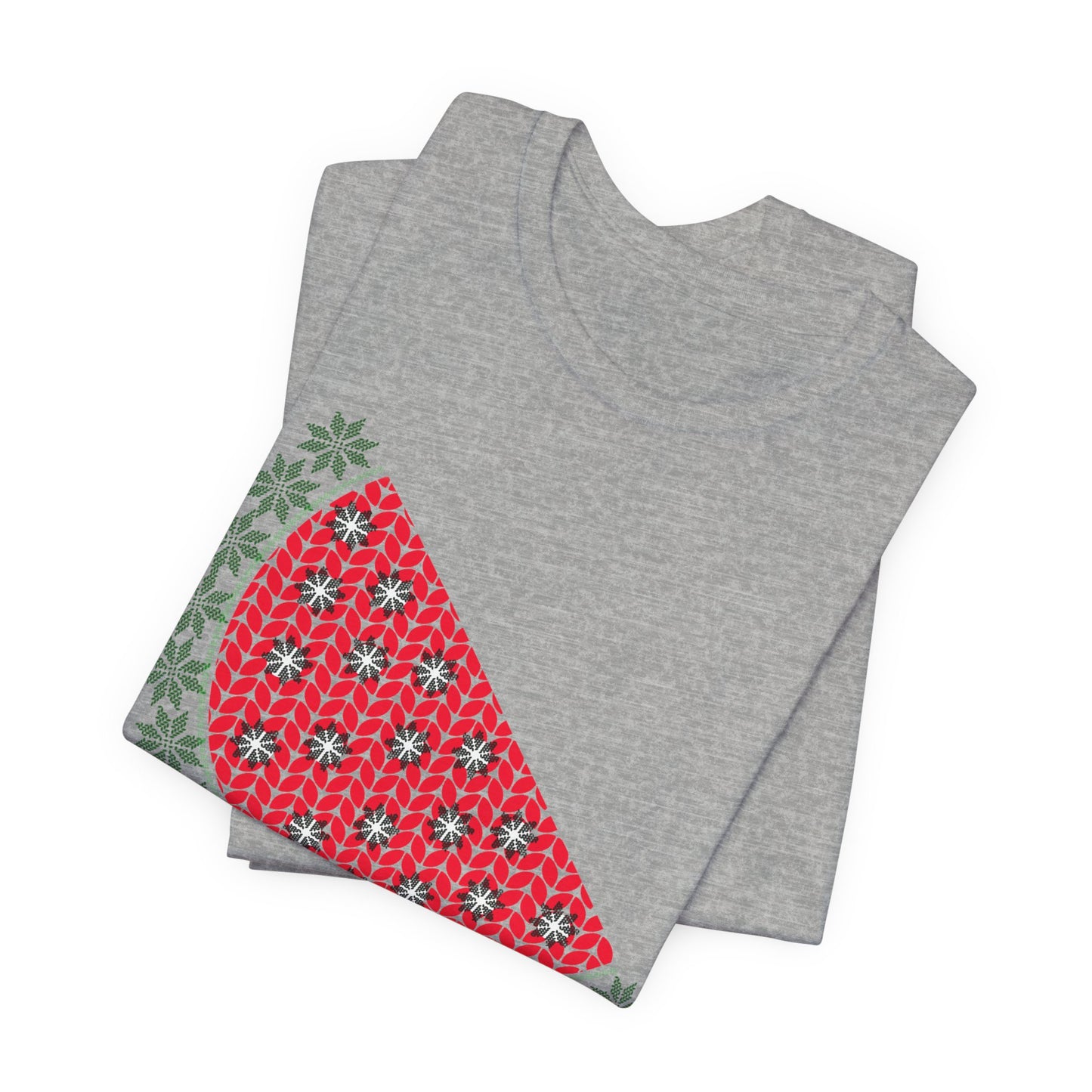 Watermelon Ugly Sweater Unisex Jersey Short Sleeve Tee