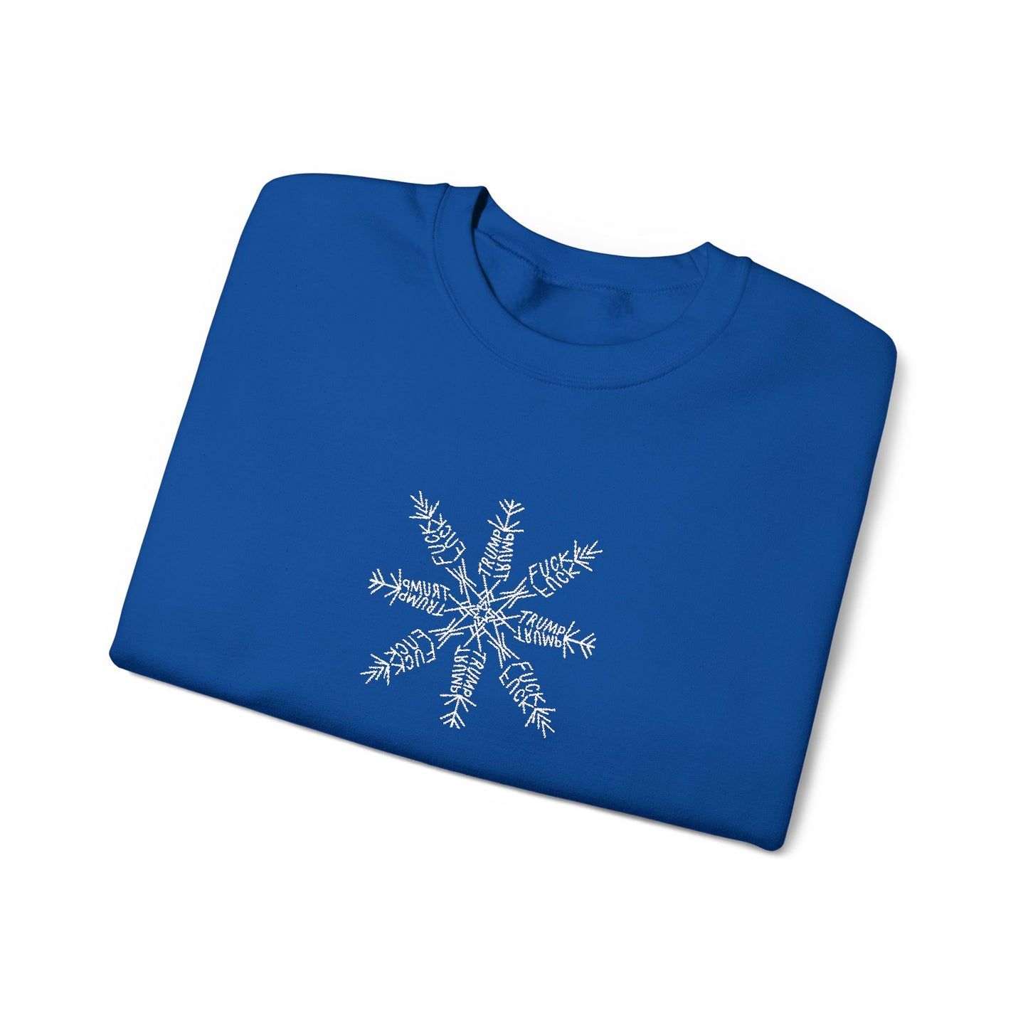 Slightly Subtle Snowflake Unisex Heavy Blend™ Crewneck Sweatshirt