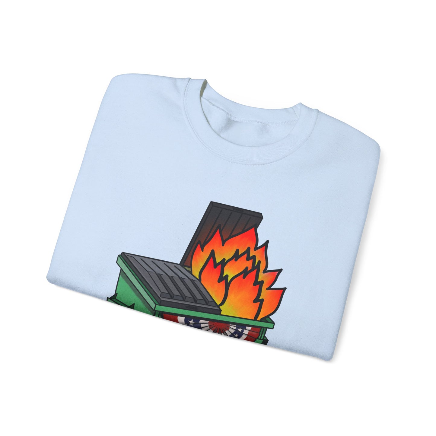 American Dumpster Fire Unisex Heavy Blend™ Crewneck Sweatshirt