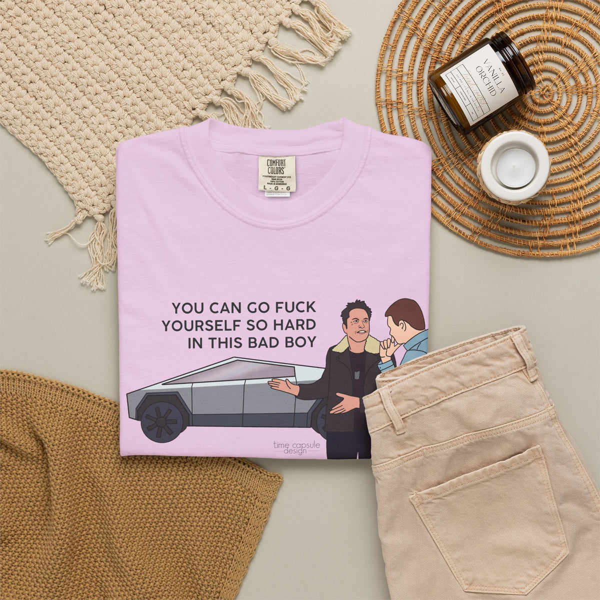 Elon Musk Cybertruck Tesla You Can Go Fuck Yourself So Hard in This Bad Boy T-Shirt
