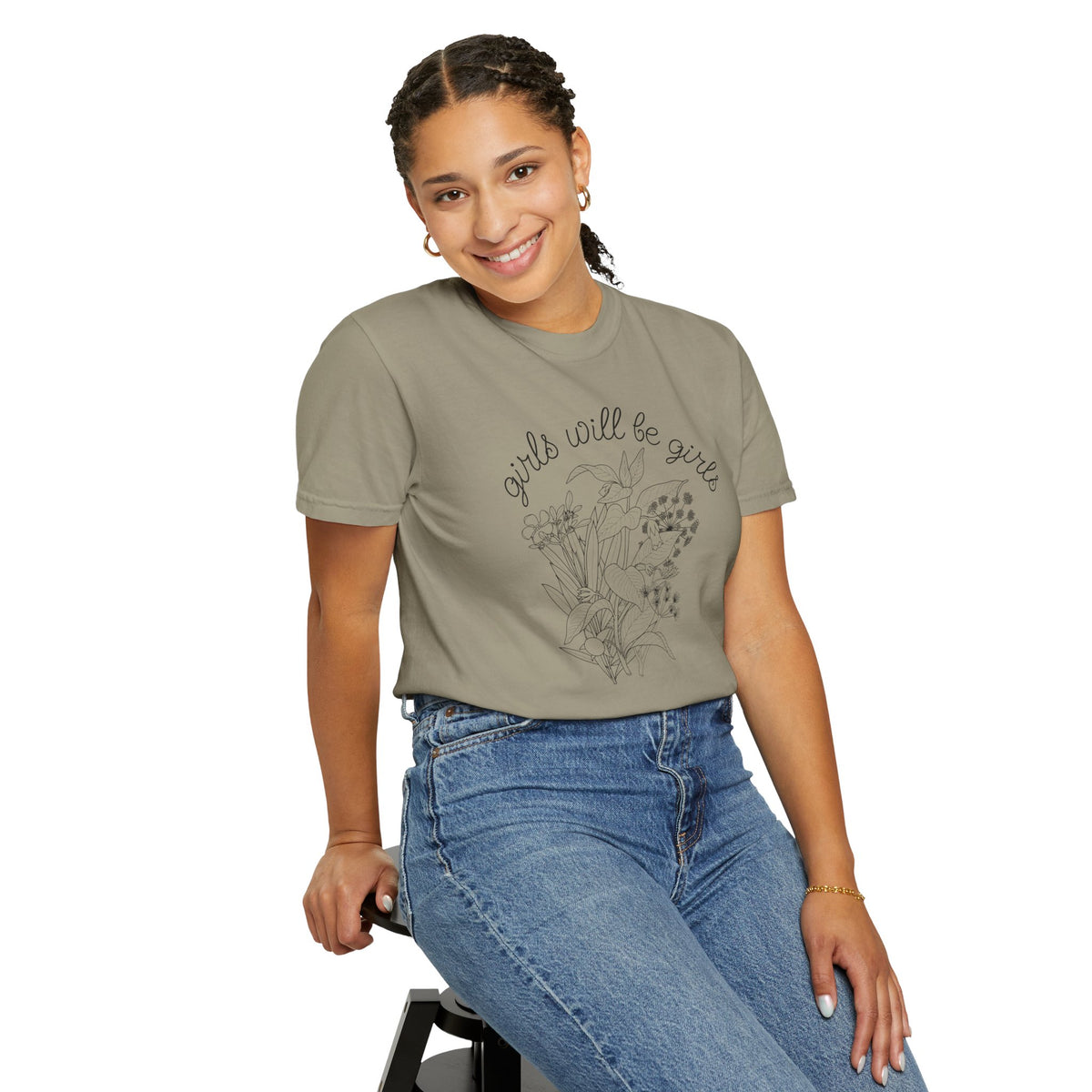 Girls Will Be Girls Floral T-Shirt