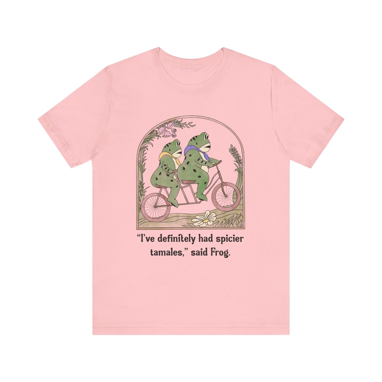 Frog and Frog Tee, Portland Frog Whimsical Unisex Jersey Shirt Fun Gift for Frog Lovers, Cute Quote Tee, Perfect Gift for Nature Enthusiasts