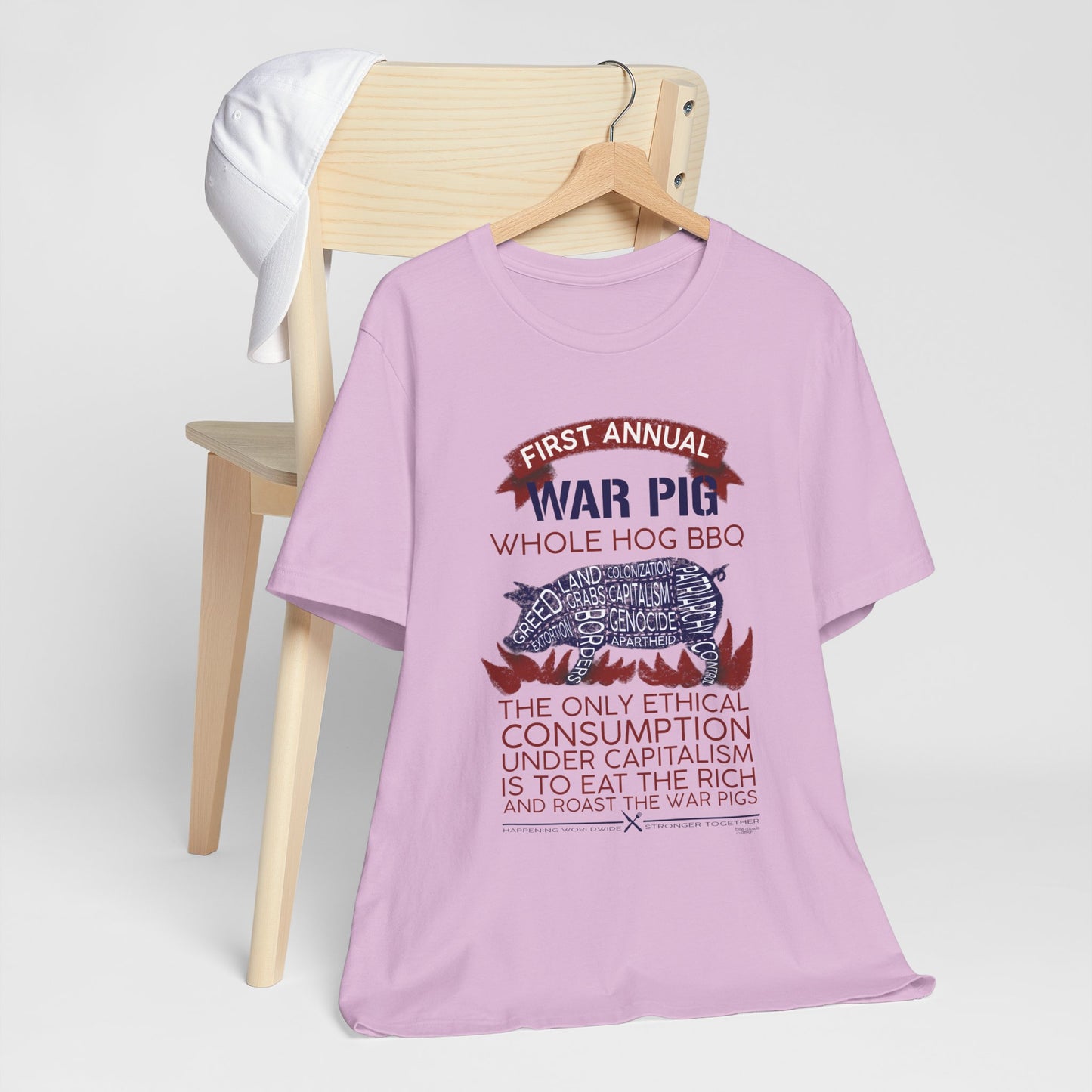 Whole Hog Pig Roast Unisex Jersey Short Sleeve Tee