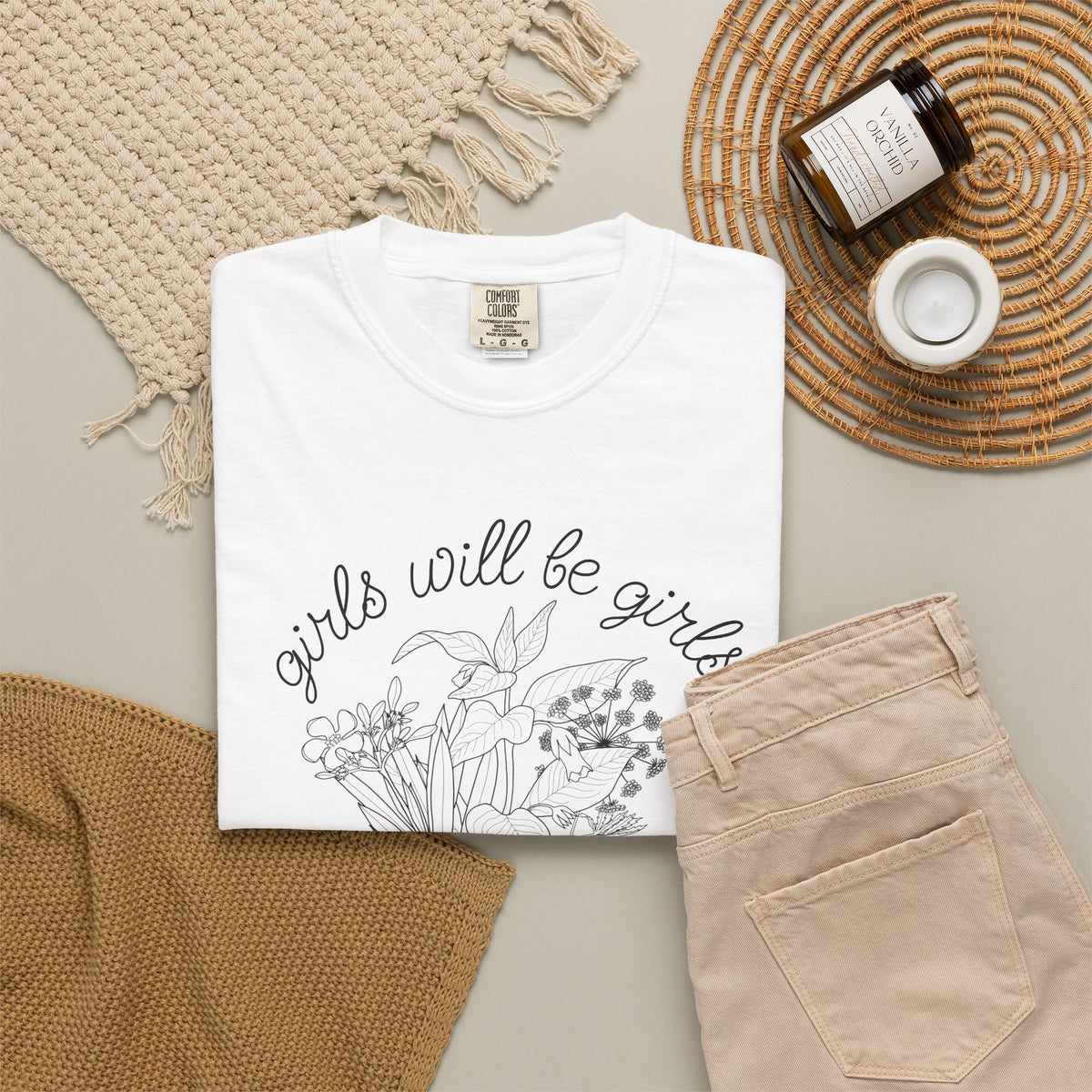 Girls Will Be Girls Floral T-Shirt