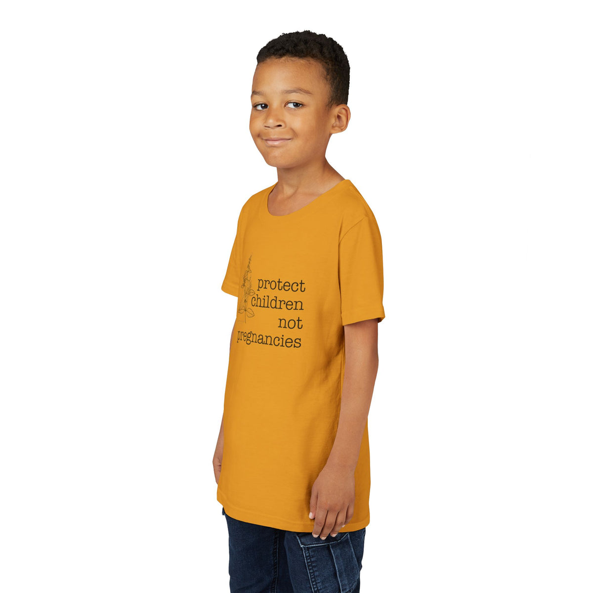 Protect Children Not Pregnancies Youth Short Sleeve Tee