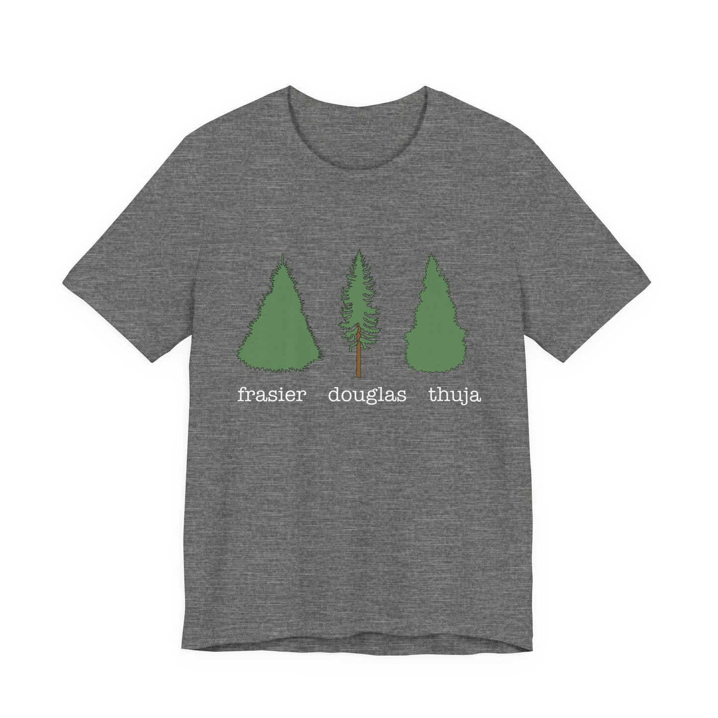 Frasier Douglas Thuja FDT Pine Tree Tee for Nature Lovers, Unisex Birthday Gift, Casual Wear, Outdoor Adventure Shirt, Eco-Conscious Style