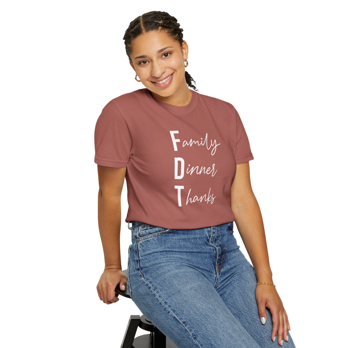 Family Dinner Thanks T-Shirt fdt Thanksgiving Family Gathering Tee