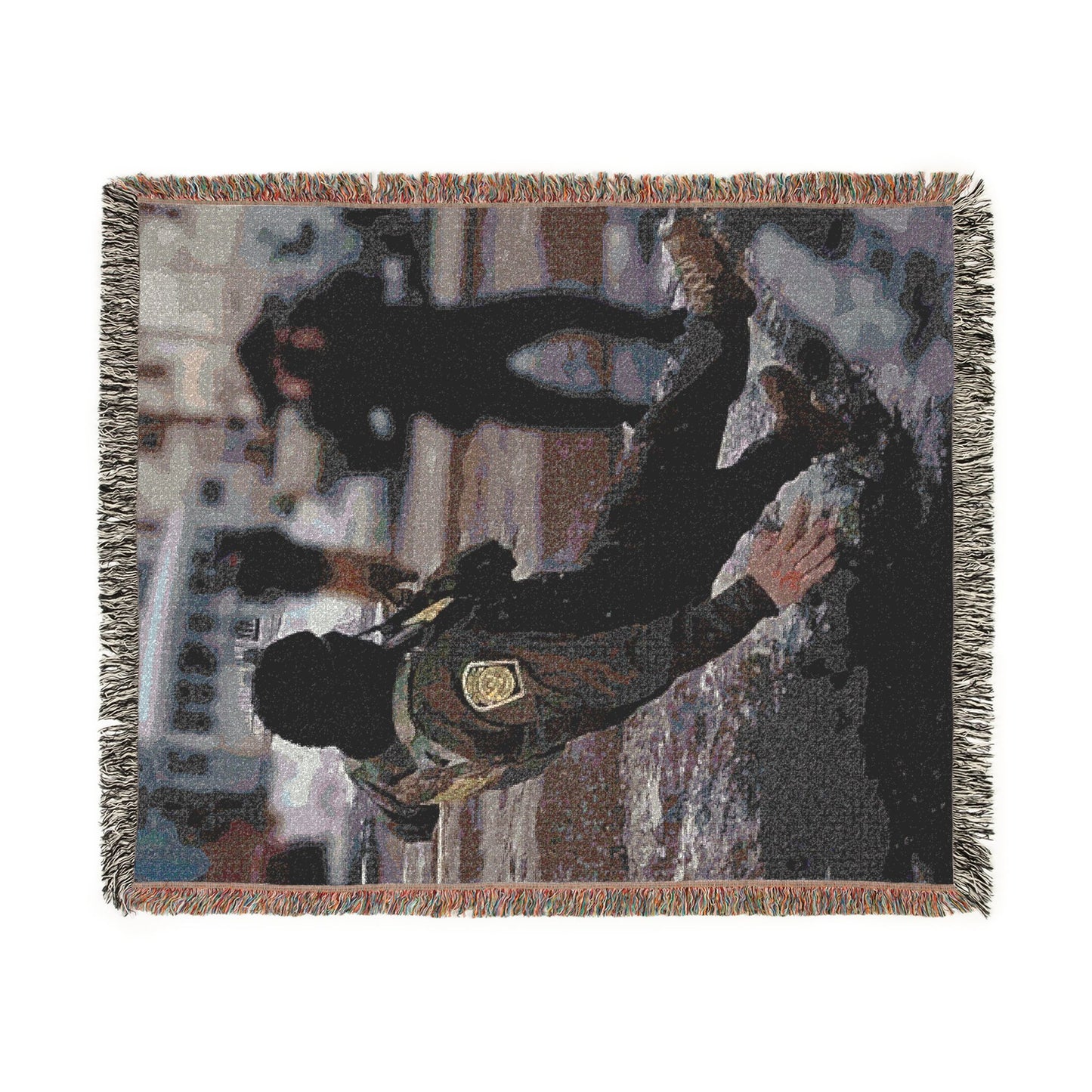 Ice Agent Slip and Fall Woven Blanket | Throw Blanket Cozy Anti Ice Decor