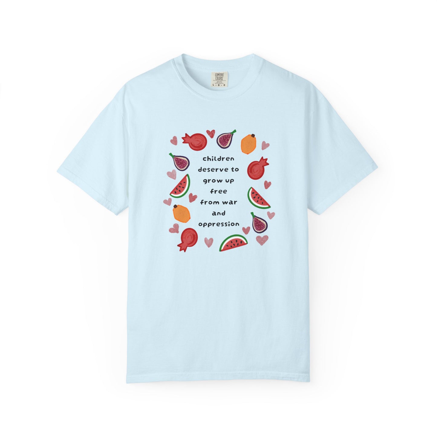 Children Deserve to Grow Up Tee Anti War Peace & Freedom Statement T-Shirt