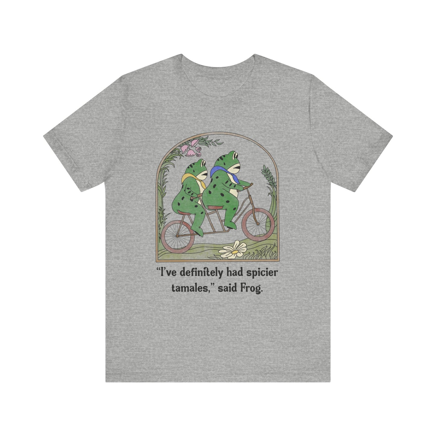 Frog and Frog Tee, Portland Frog Whimsical Unisex Jersey Shirt Fun Gift for Frog Lovers, Cute Quote Tee, Perfect Gift for Nature Enthusiasts