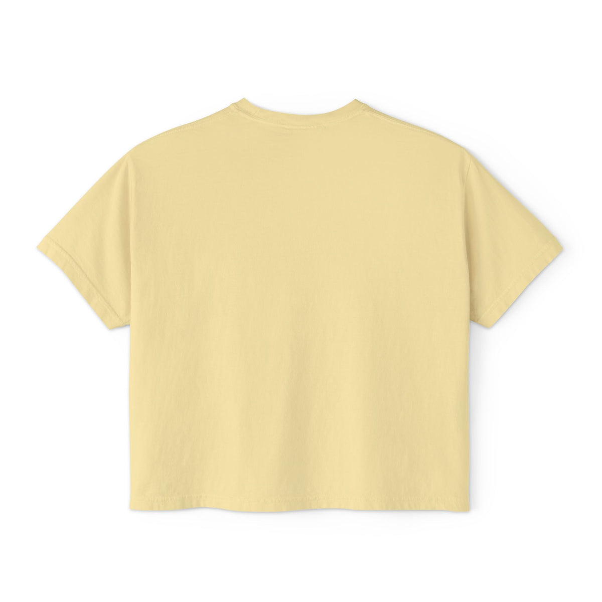 Women’s Boxy CROP Tee "Children Deserve to Grow Up Free From War and Oppression" Peaceful Fruit Graphic