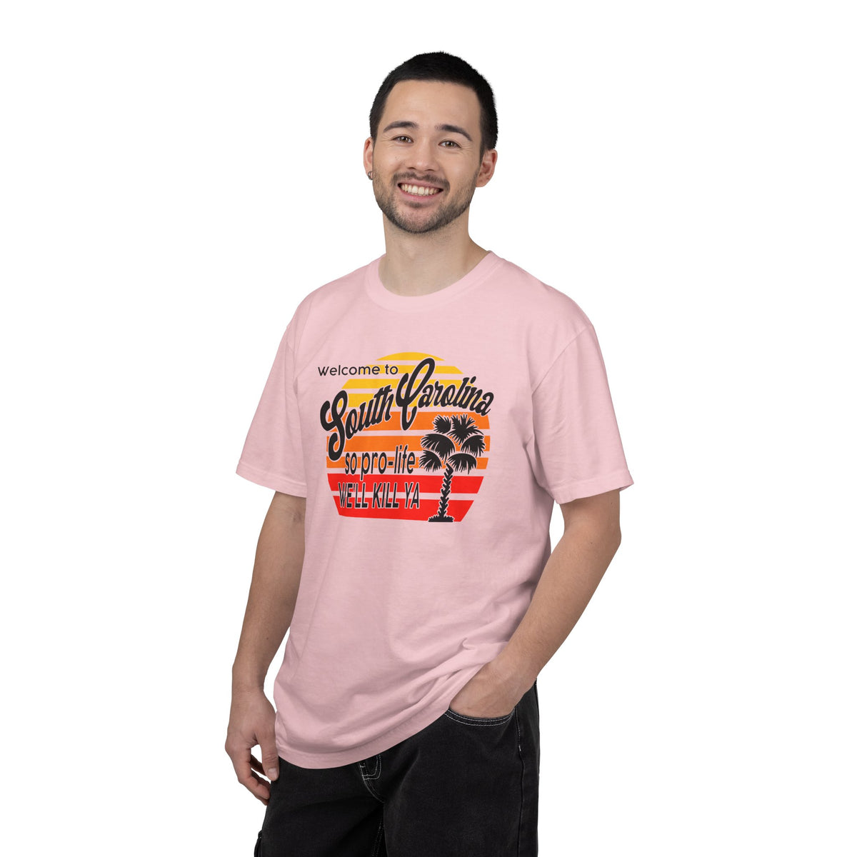 South Carolina Political Dark Humor Abortion Sunset T-Shirt Welcome to South Carolina Graphic Tee