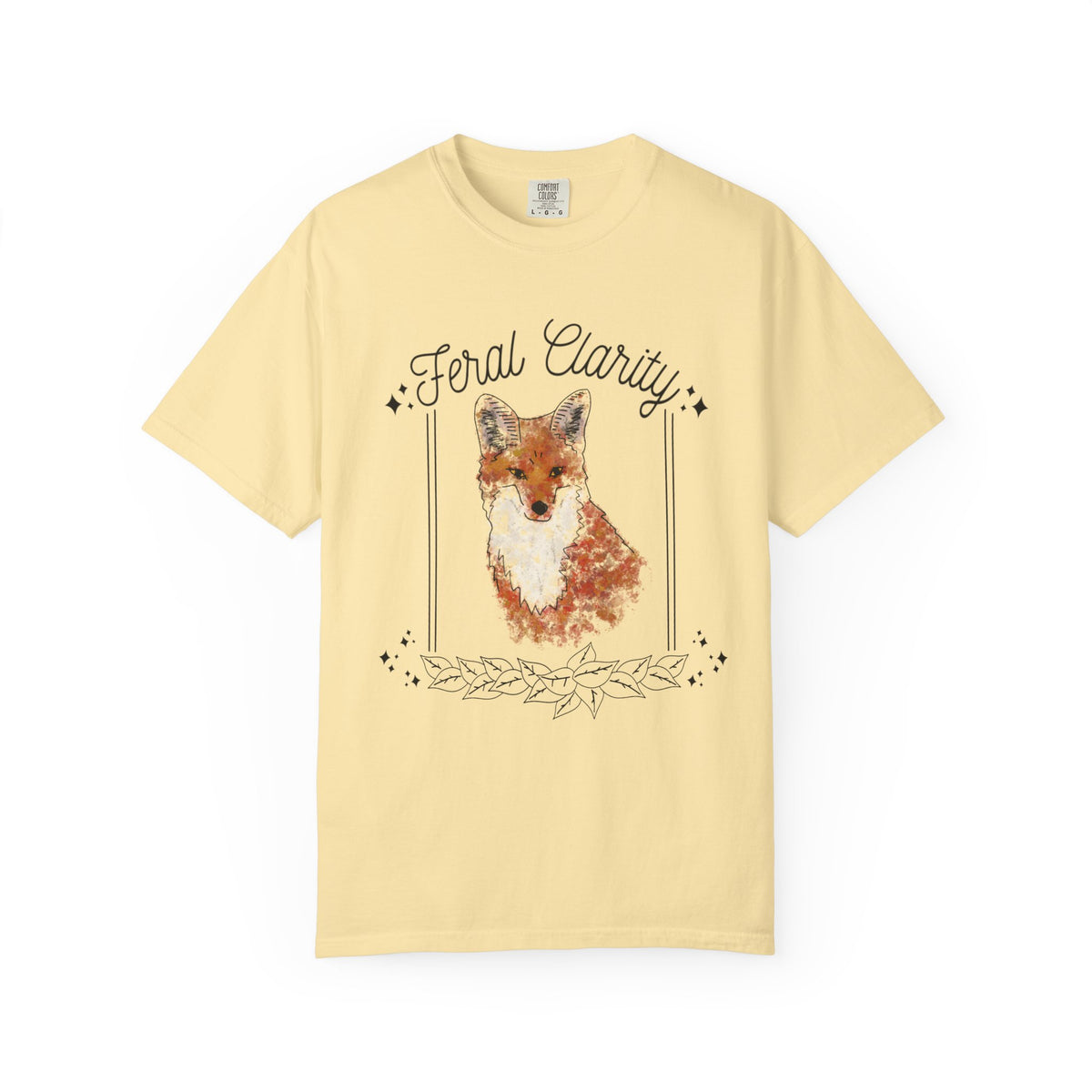 Feral Clarity Fox Graphic T-Shirt