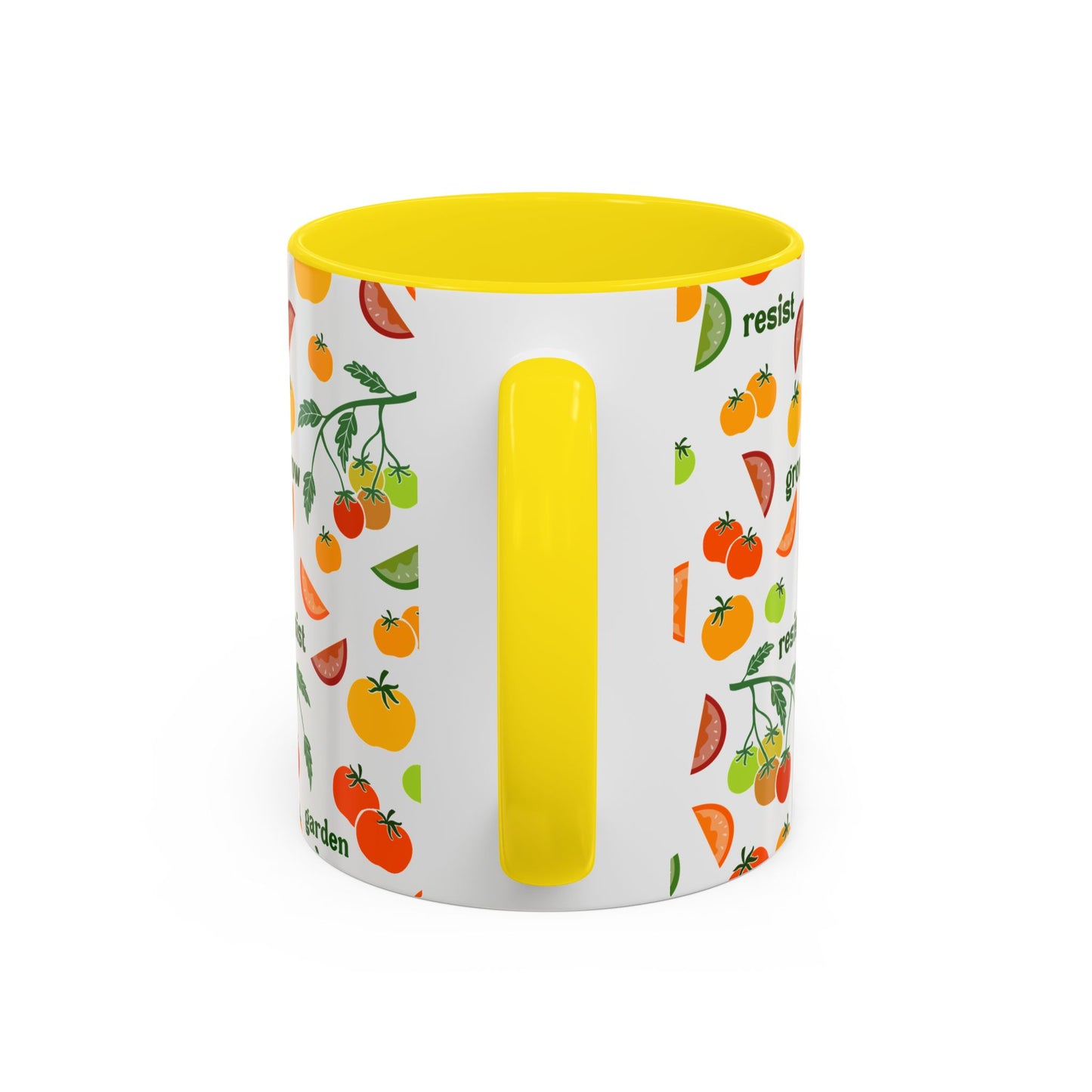 Resist Grow Garden tomatoes coffee mug | Accent Mug 11oz 15oz