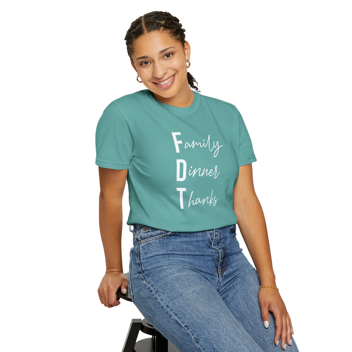 Family Dinner Thanks T-Shirt fdt Thanksgiving Family Gathering Tee