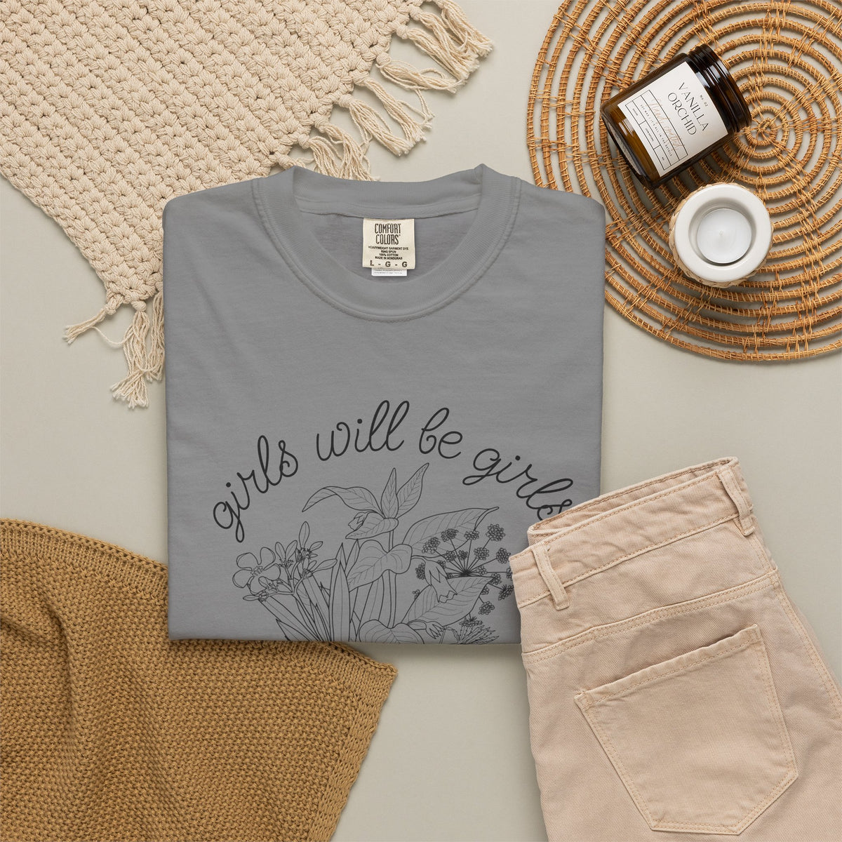 Girls Will Be Girls Floral T-Shirt