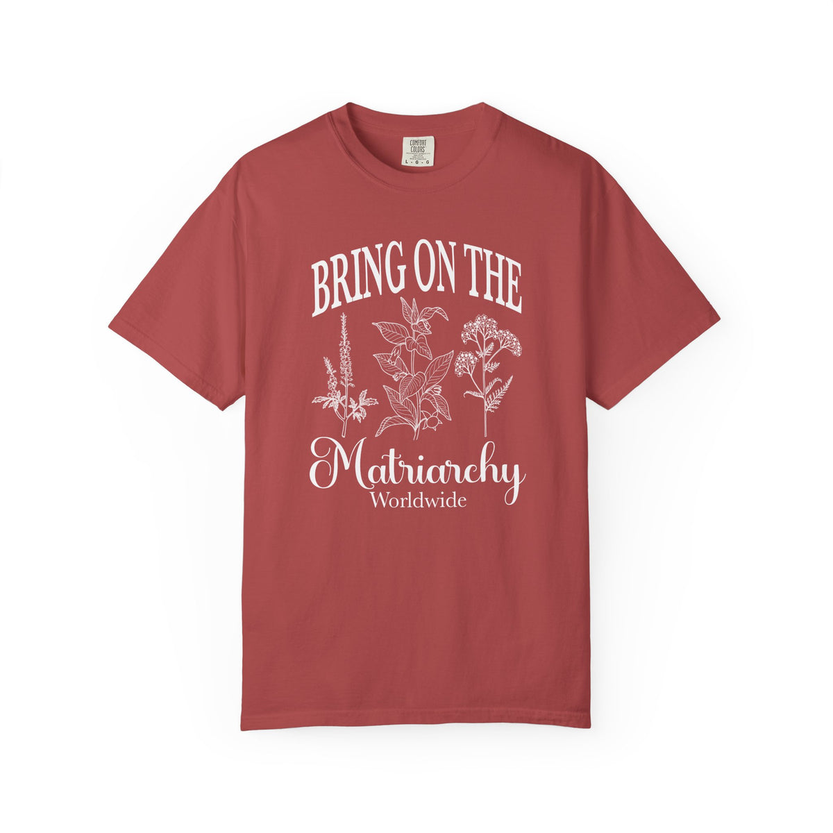 Bring On The Matriarchy T-shirt Feminist Floral Graphic Tee