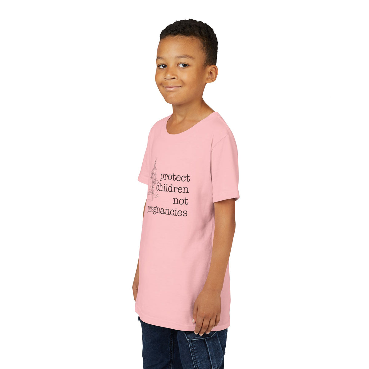 Protect Children Not Pregnancies Youth Short Sleeve Tee