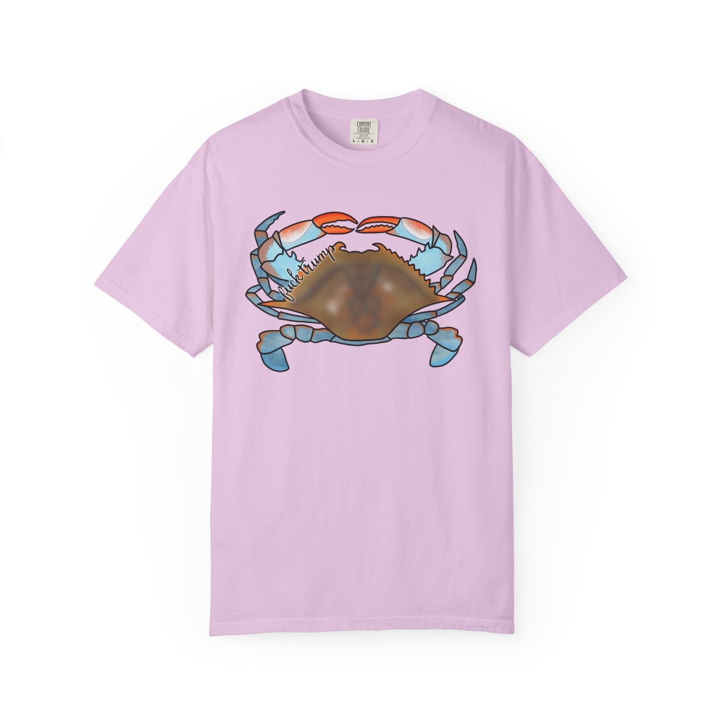 Slightly Subtle Blue Crab Graphic T-Shirt — Coastal Seafood Beach Tee