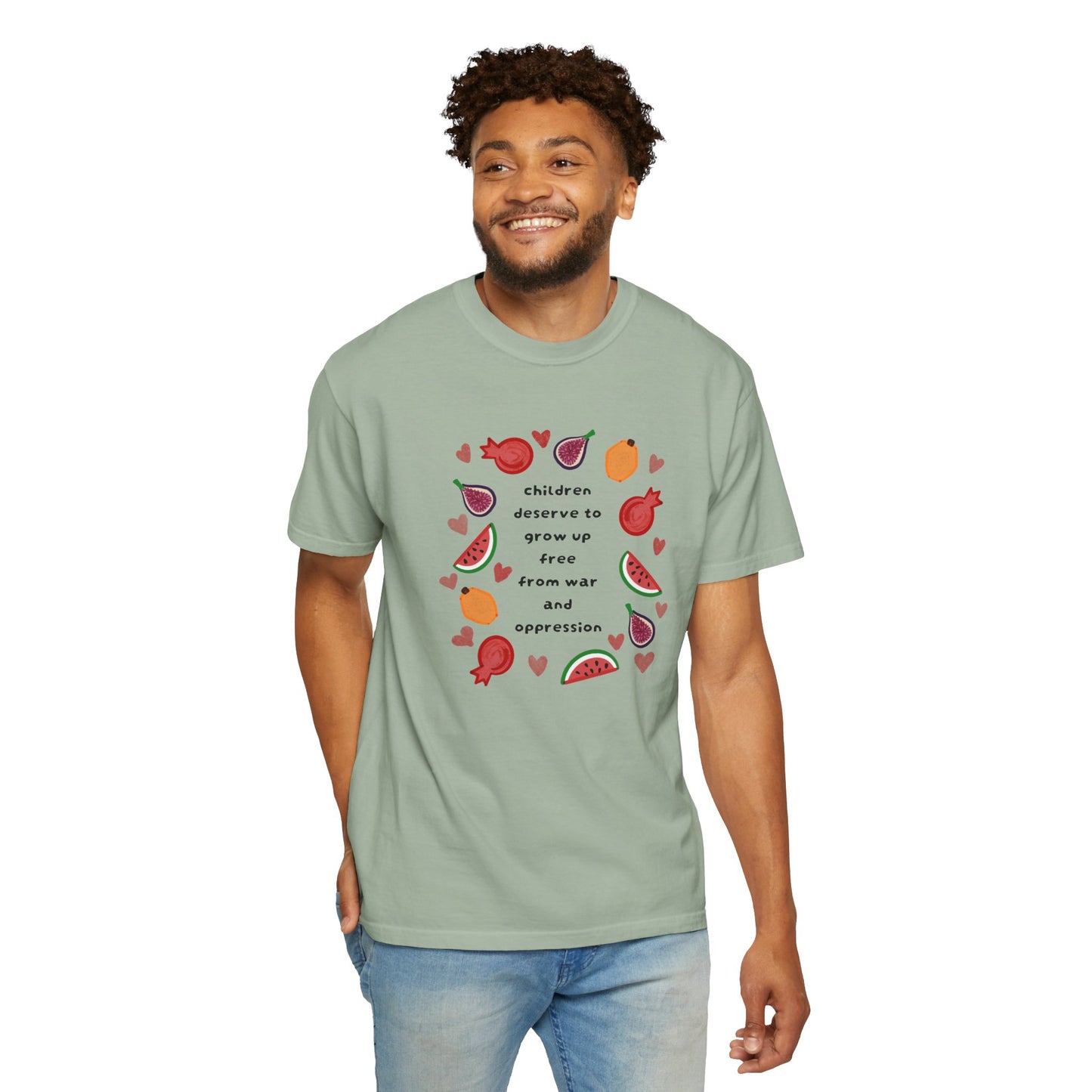Children Deserve to Grow Up Tee Anti War Peace & Freedom Statement T-Shirt