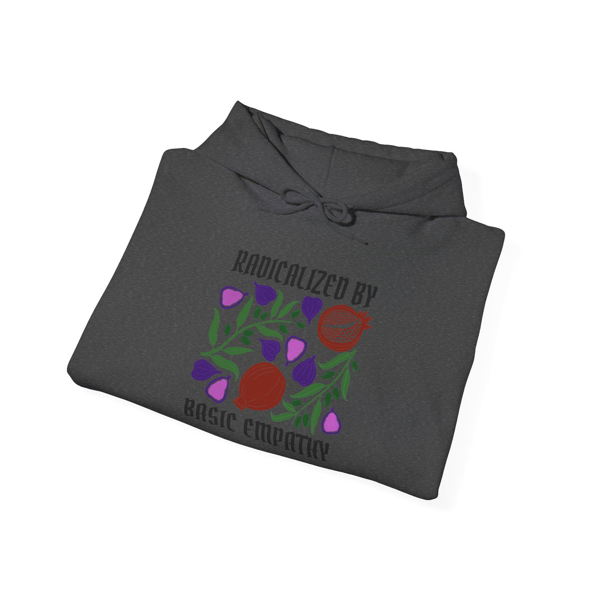 Radicalized by Basic Empathy Floral Hoodie