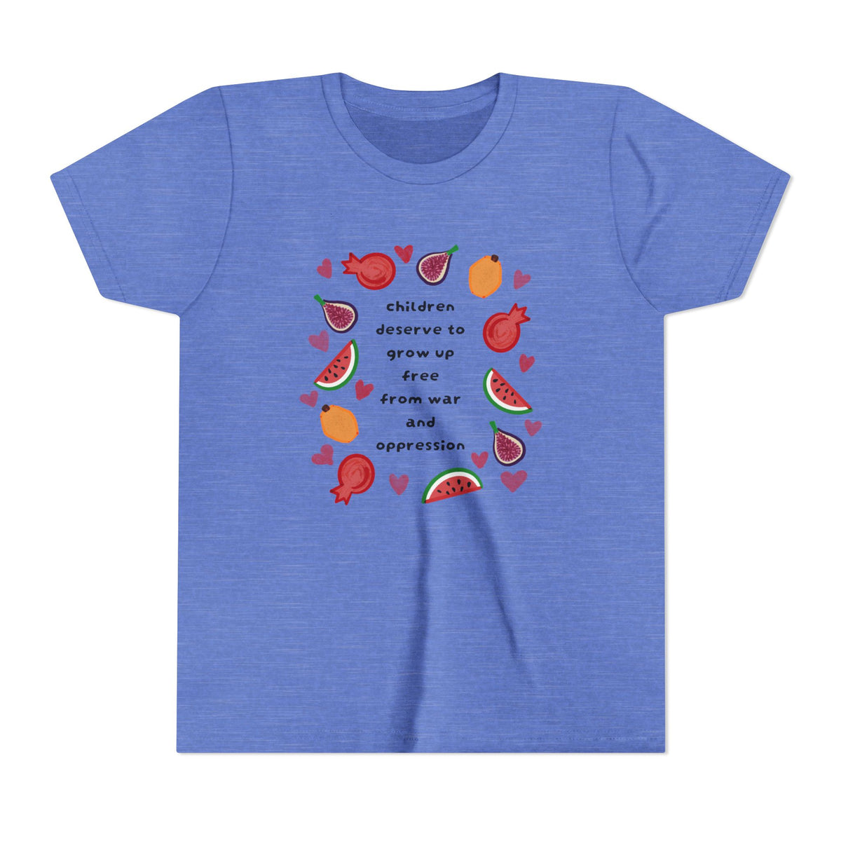 Children Deserve to Grow Up Free From War and Oppression Youth T-Shirt