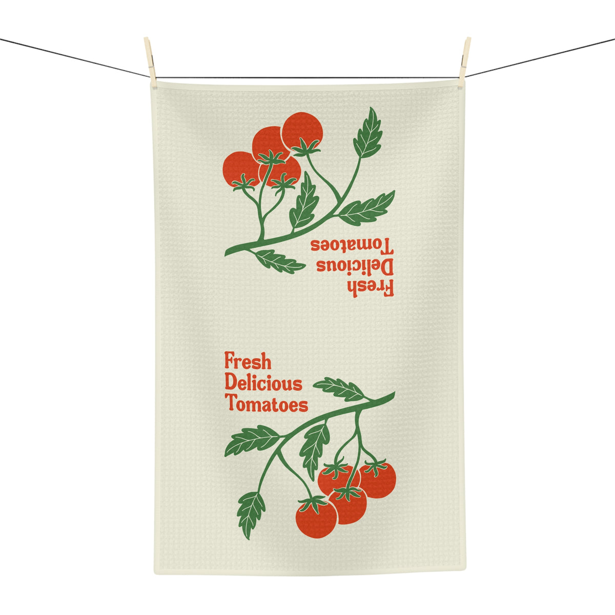 Fresh Delicious Tomatoes Microfiber Dish Towel Tea Towel
