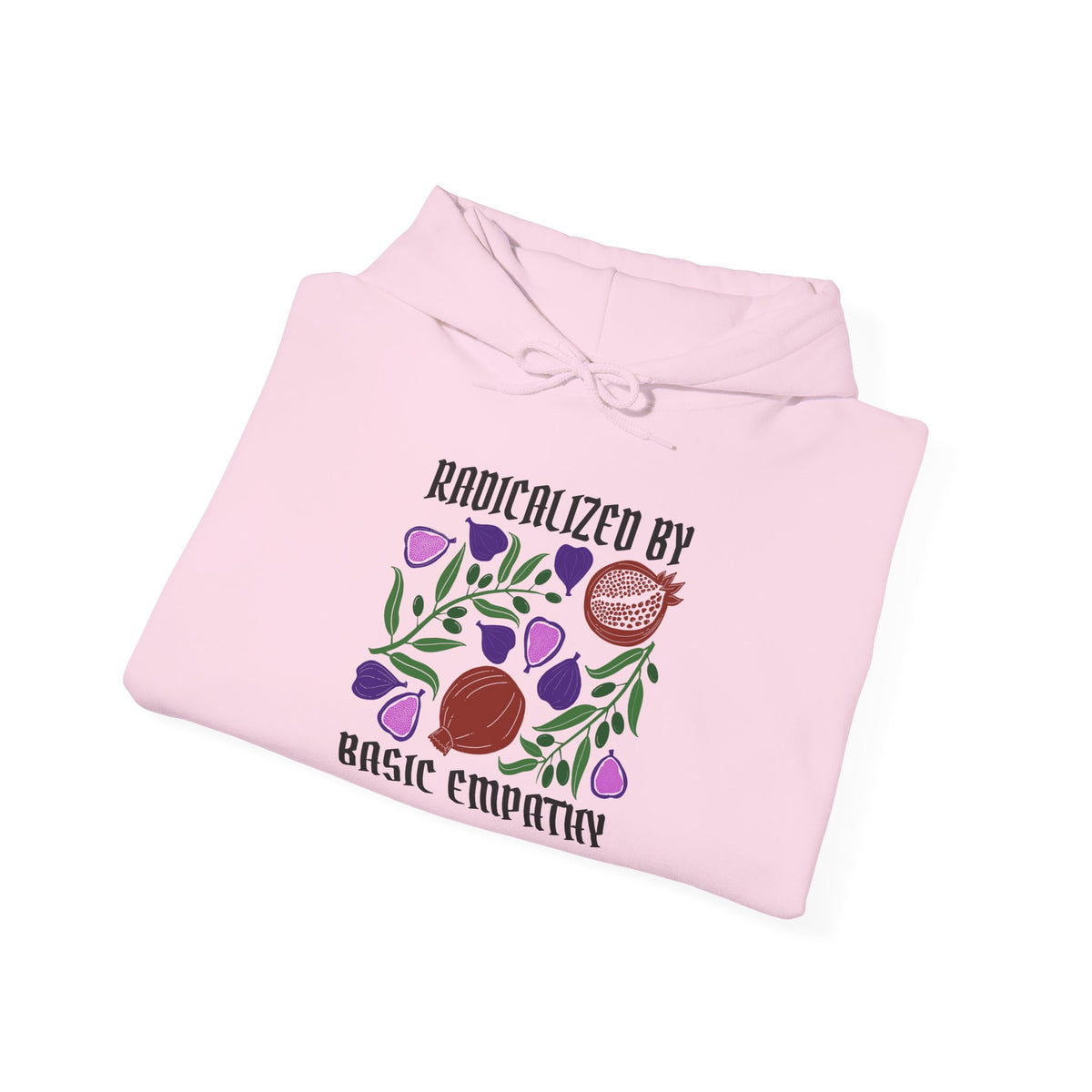 Radicalized by Basic Empathy Floral Hoodie