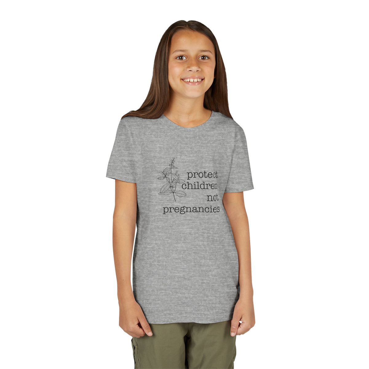 Protect Children Not Pregnancies Youth Short Sleeve Tee