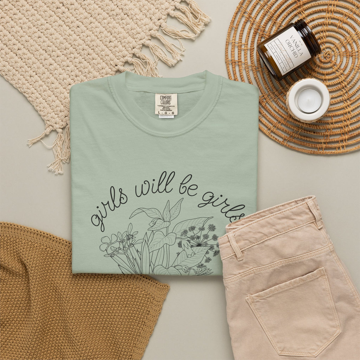 Girls Will Be Girls Floral T-Shirt