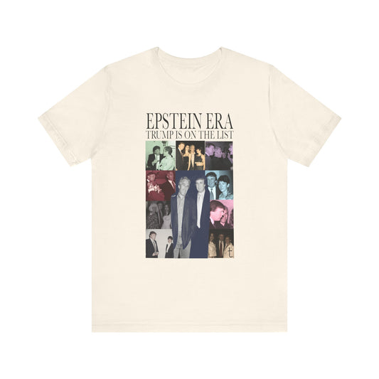 Epstein Eras Tour Trump Unisex Tee, Casual Graphic T-Shirt, Vintage Style Tee, Statement Apparel, Unique Gift for Friends