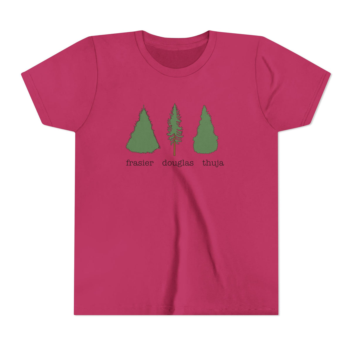 Youth Short Sleeve Tee – Fraser Douglas Thuja Tree Lover Shirt