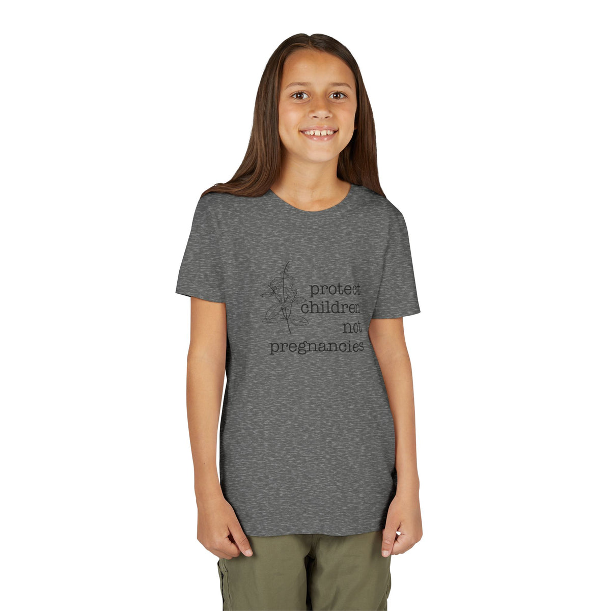 Protect Children Not Pregnancies Youth Short Sleeve Tee