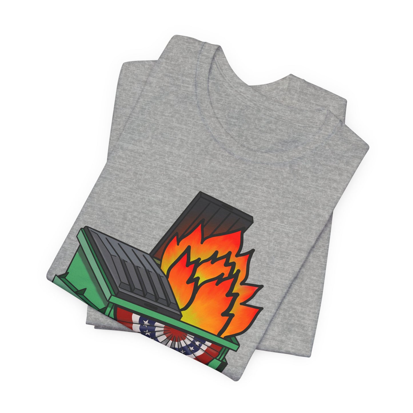 American Dumpster Fire Unisex Jersey Short Sleeve Tee